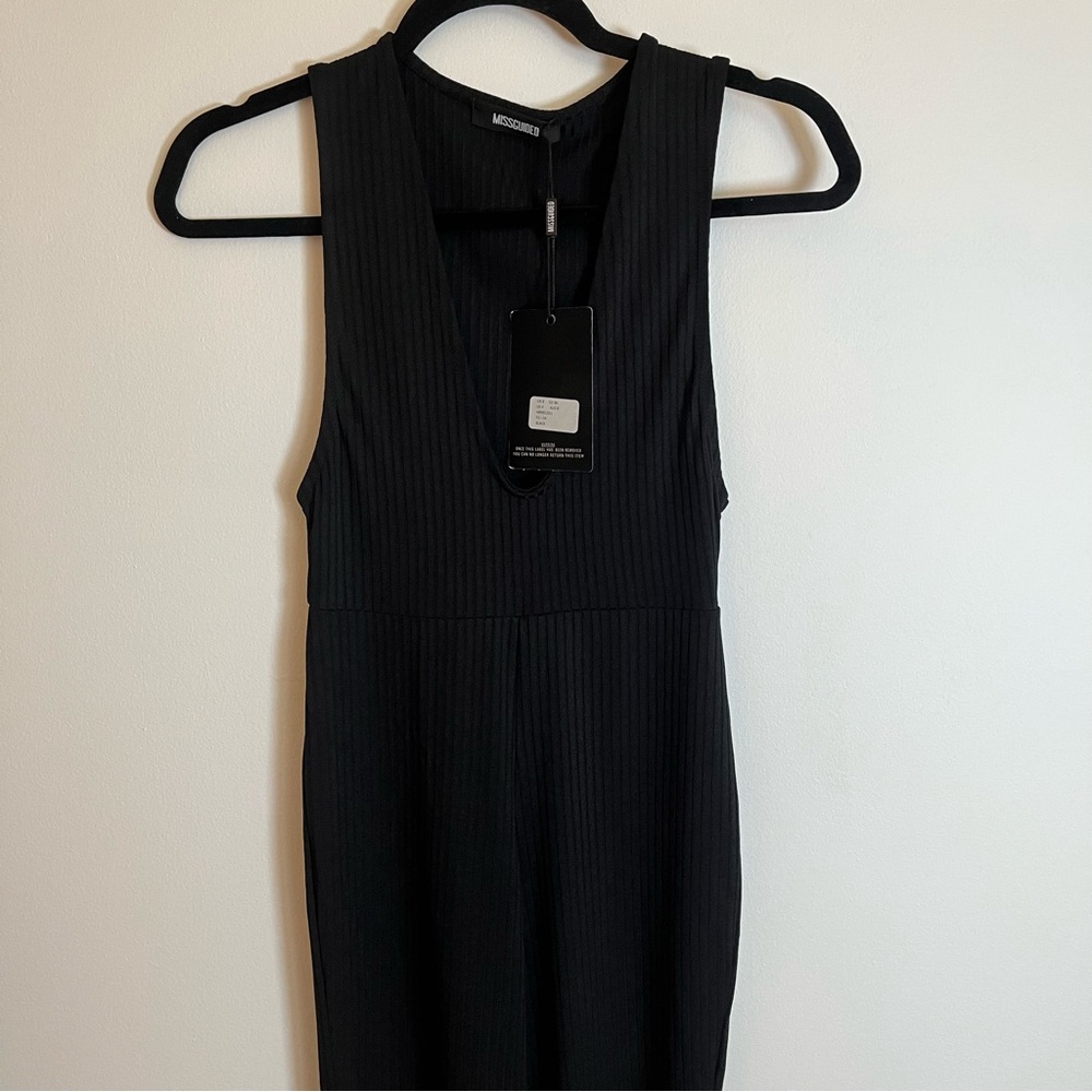 Missguided Jumpsuit Black Size 4 NWOT 004 - Picture 9 of 11